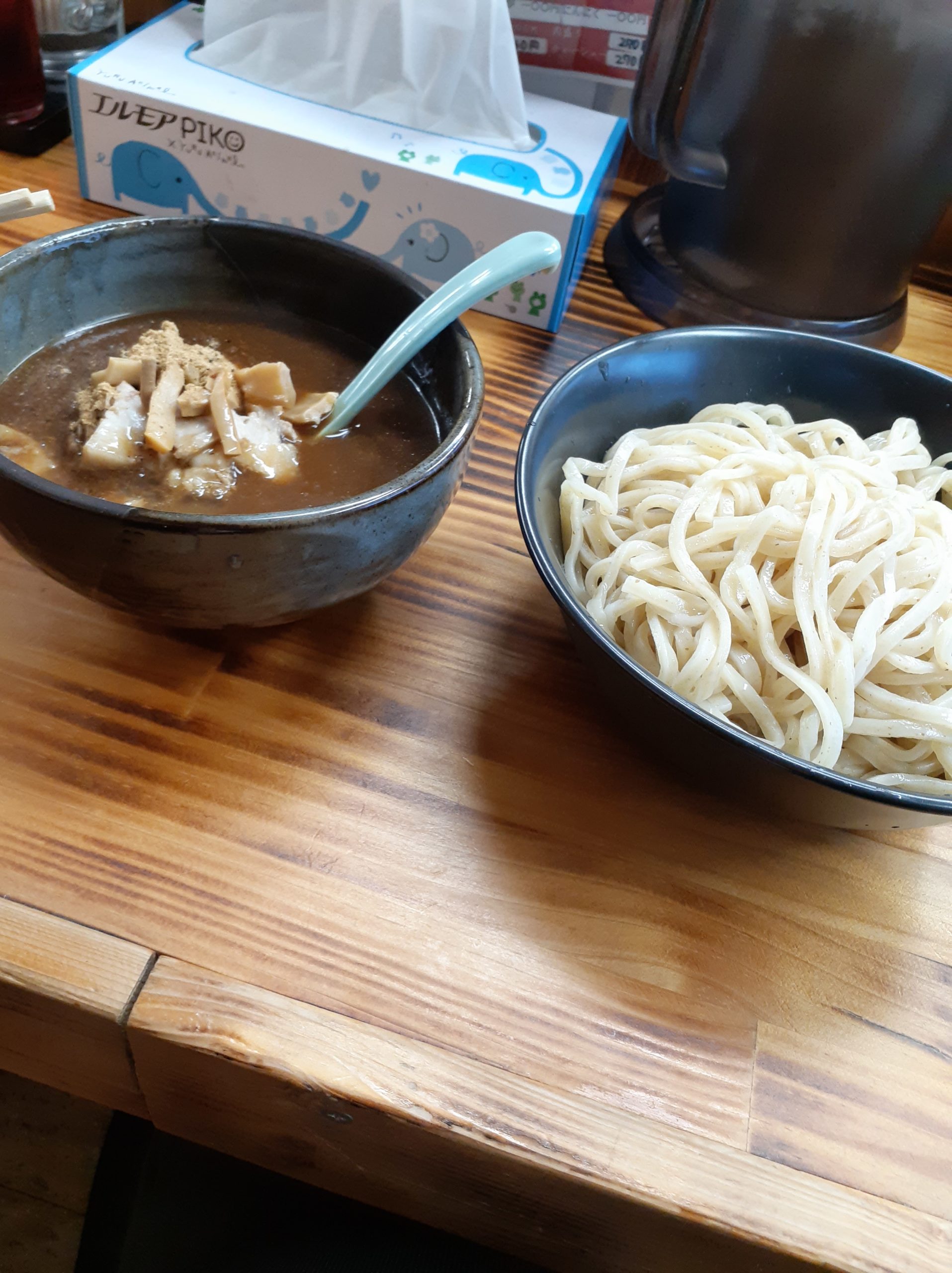 つけめん いざや 小海店 濃厚魚介醤油つけめん大盛り コーリンの気ままに食べ歩き 長野県内を中心に食べ歩きます