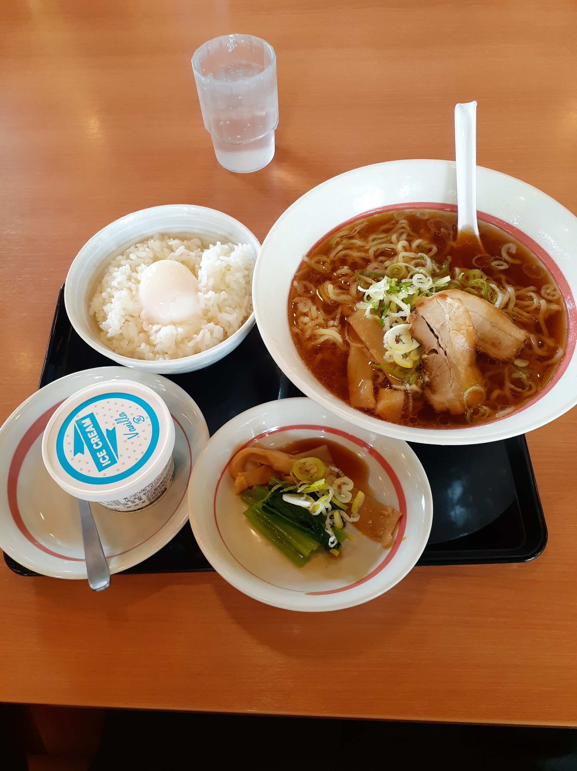 佐久市 幸楽苑 佐久平店 朝定食 中華そばクラシック 玉子かけご飯 おひたし 気ままに食べ歩き 長野県内中心に活動中